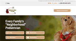 Desktop Screenshot of childrenscliniclajolla.com