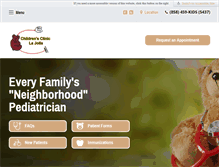 Tablet Screenshot of childrenscliniclajolla.com